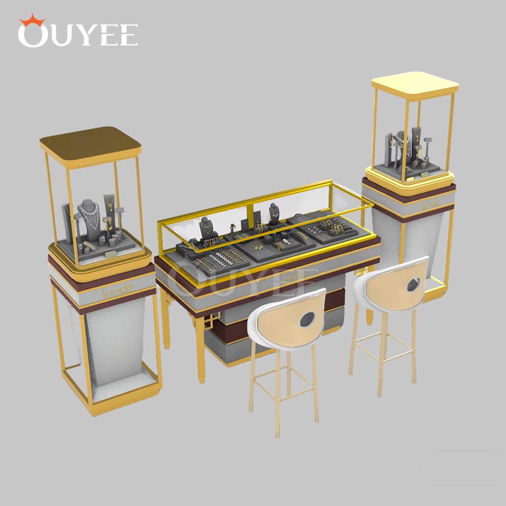 Modular jewelry showcase systems